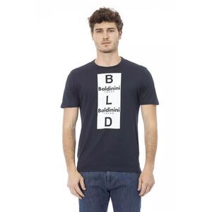 Baldinini Trend Blue Cotton Men's T-Shirt
